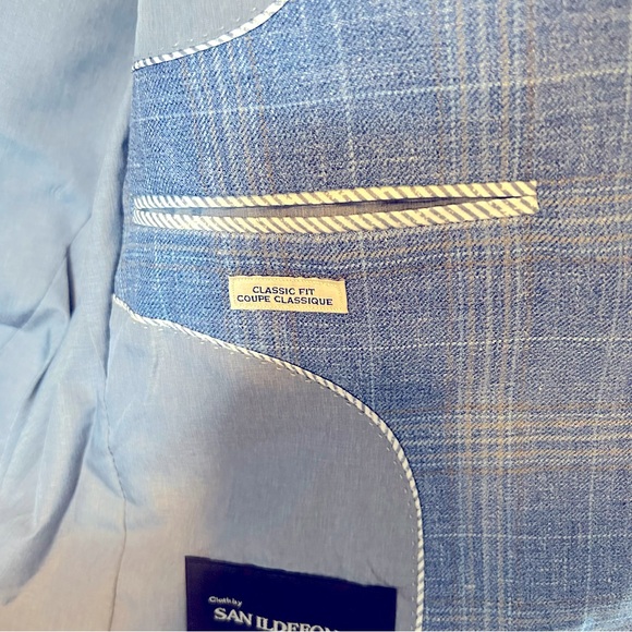 Joseph Abboud Classic Fit Plaid Soft Jacket - Picture 10 of 13